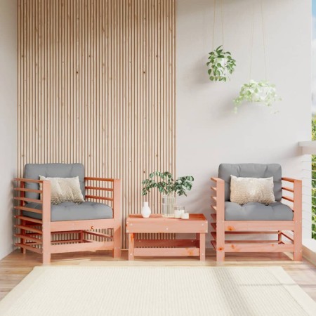 Sillones de jardín 2 unidades madera maciza Douglas by , Modular outdoor sofas - Ref: Foro24-825630, Price: 113,21 €, Discoun...