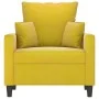 Sillón de terciopelo amarillo 60 cm by , Sofas - Ref: Foro24-359289, Price: 147,61 €, Discount: %
