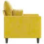 Sillón de terciopelo amarillo 60 cm by , Sofas - Ref: Foro24-359289, Price: 147,61 €, Discount: %