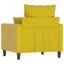 Sillón de terciopelo amarillo 60 cm by , Sofas - Ref: Foro24-359289, Price: 150,52 €, Discount: %
