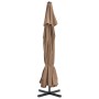 Gartenschirm mit taupegrauem Aluminiummast 500 cm von vidaXL, Sonnenschirme - Ref: Foro24-44475, Preis: 244,63 €, Rabatt: %