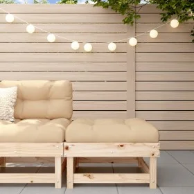 Massiver Gartenhocker aus Kiefernholz von , Modulare Sofas für den Außenbereich - Ref: Foro24-825380, Preis: 49,30 €, Rabatt: %