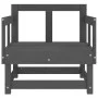 Gartenmöbel 2 Stück Massivholz Kiefer Grau von , Modulare Sofas für den Außenbereich - Ref: Foro24-825389, Preis: 141,91 €, R...