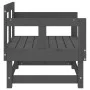 Gartenmöbel 2 Stück Massivholz Kiefer Grau von , Modulare Sofas für den Außenbereich - Ref: Foro24-825389, Preis: 141,91 €, R...