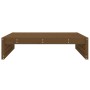 Massiver Gartenhocker aus honigbraunem Kiefernholz 120x80 cm. von , Modulare Sofas für den Außenbereich - Ref: Foro24-825754,...