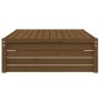 Massiver Gartenhocker aus honigbraunem Kiefernholz 120x80 cm. von , Modulare Sofas für den Außenbereich - Ref: Foro24-825754,...