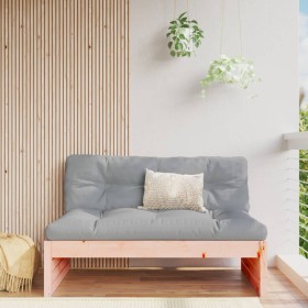 Mittiges Gartensofa aus massiver Douglasien-Fichte 120x80 cm von , Modulare Sofas für den Außenbereich - Ref: Foro24-825749, ...