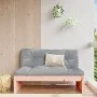 Sofá central de jardín madera maciza de abeto Douglas 120x80 cm by , Modular outdoor sofas - Ref: Foro24-825749, Price: 102,7...