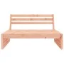 Sofá central de jardín madera maciza de abeto Douglas 120x80 cm by , Modular outdoor sofas - Ref: Foro24-825749, Price: 102,7...