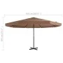 Gartenschirm mit taupegrauem Aluminiummast 500 cm von vidaXL, Sonnenschirme - Ref: Foro24-44475, Preis: 249,94 €, Rabatt: %