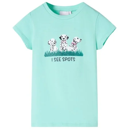 Camiseta infantil verde menta claro 92 de , Camisetas para niños - Ref: Foro24-11094, Precio: 8,30 €, Descuento: %