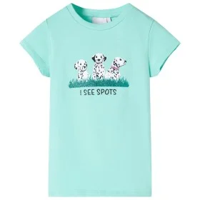 Kinder-T-Shirt in hellmintgrün, Größe 116. von , Kinder-T-Shirts - Ref: Foro24-11096, Preis: 8,30 €, Rabatt: %