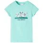 Kinder-T-Shirt in hellmintgrün, Größe 116. von , Kinder-T-Shirts - Ref: Foro24-11096, Preis: 8,30 €, Rabatt: %