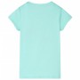 Kinder-T-Shirt in hellmintgrün, Größe 116. von , Kinder-T-Shirts - Ref: Foro24-11096, Preis: 8,39 €, Rabatt: %