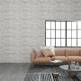 Paneles de pared 3D diseño de ladrillo 10 uds EPS gris claro de , Recubrimiento de paredes - Ref: Foro24-147199, Precio: 206,...