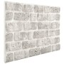 3D Wandpaneele Ziegelstein Design 10 Stück EPS Hellgrau von , Wandverkleidung - Ref: Foro24-147199, Preis: 209,52 €, Rabatt: %