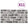 Paneles de pared 3D diseño de ladrillo 10 uds EPS gris oscuro de , Recubrimiento de paredes - Ref: Foro24-147200, Precio: 158...