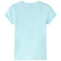 Kinder-T-Shirt in hellblauem Aquamarin, Größe 104. von , Kinder-T-Shirts - Ref: Foro24-11390, Preis: 8,39 €, Rabatt: %