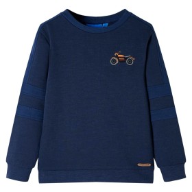 Kinder-Sweatshirt in Marineblau Melange, Größe 140. von , Kinder-T-Shirts - Ref: Foro24-12663, Preis: 12,33 €, Rabatt: %
