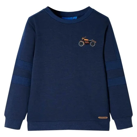 Kinder-Sweatshirt in Marineblau Melange, Größe 140. von , Kinder-T-Shirts - Ref: Foro24-12663, Preis: 12,20 €, Rabatt: %
