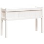 Außenblumenkästen mit Beinen, 2 Stück Massivholz Kiefer Weiß von , Töpfe und Pflanzgefäße - Ref: Foro24-837567, Preis: 115,80...