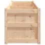 Jardinera de madera maciza de pino 180x50x50 cm de , Maceteros y jardineras - Ref: Foro24-837504, Precio: 137,23 €, Descuento: %