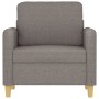 Sillón de tela gris taupé 60 cm by , Sofas - Ref: Foro24-359469, Price: 144,90 €, Discount: %