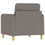 Sillón de tela gris taupé 60 cm by , Sofas - Ref: Foro24-359469, Price: 144,90 €, Discount: %