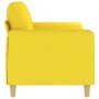 Sofá de 2 plazas de tela amarillo claro 140 cm by , Sofas - Ref: Foro24-359483, Price: 211,34 €, Discount: %