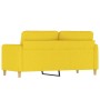 Sofá de 2 plazas de tela amarillo claro 140 cm by , Sofas - Ref: Foro24-359483, Price: 211,34 €, Discount: %