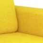 Sofá de 2 plazas de tela amarillo claro 140 cm by , Sofas - Ref: Foro24-359483, Price: 208,14 €, Discount: %