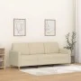 Sofá de 3 plazas de tela crema 180 cm by , Sofas - Ref: Foro24-359488, Price: 273,71 €, Discount: %