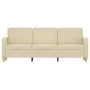 Sofá de 3 plazas de tela crema 180 cm by , Sofas - Ref: Foro24-359488, Price: 273,71 €, Discount: %