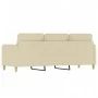 Sofá de 3 plazas de tela crema 180 cm by , Sofas - Ref: Foro24-359488, Price: 273,71 €, Discount: %