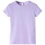 Camiseta infantil color lila 140 de , Camisetas para niños - Ref: Foro24-10878, Precio: 8,24 €, Descuento: %