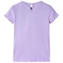 Camiseta infantil color lila 140 de , Camisetas para niños - Ref: Foro24-10878, Precio: 8,32 €, Descuento: %