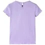Camiseta infantil color lila 140 de , Camisetas para niños - Ref: Foro24-10878, Precio: 8,24 €, Descuento: %