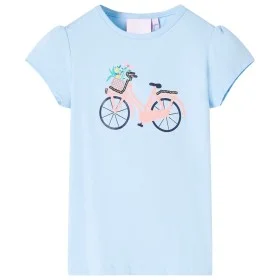 Kinder-T-Shirt in Hellblau, Größe 104. von , Kinder-T-Shirts - Ref: Foro24-11075, Preis: 8,52 €, Rabatt: %