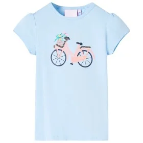 Camiseta infantil azul claro 128 by , Kids T-shirts - Ref: Foro24-11077, Price: 8,52 €, Discount: %