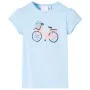 Kinder-T-Shirt in Hellblau, Größe 128. von , Kinder-T-Shirts - Ref: Foro24-11077, Preis: 8,52 €, Rabatt: %