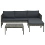 3-teiliges Gartenmöbel-Set und graue synthetische Rattankissen von vidaXL, Gartensets - Ref: Foro24-44480, Preis: 307,57 €, R...