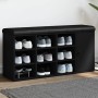 Banco zapatero madera de ingeniería negro 102x32x50 cm by , Benches for halls and storage - Ref: Foro24-835090, Price: 89,84 ...