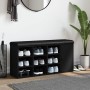 Banco zapatero madera de ingeniería negro 102x32x50 cm by , Benches for halls and storage - Ref: Foro24-835090, Price: 89,84 ...