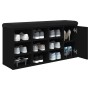 Banco zapatero madera de ingeniería negro 102x32x50 cm by , Benches for halls and storage - Ref: Foro24-835090, Price: 89,84 ...
