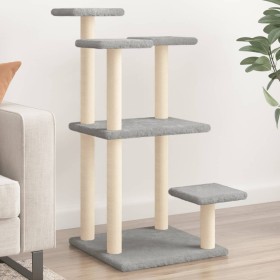 Kratzpfosten für Katzen mit hellgrauen Plattformen 98,5 cm von , Katzenmöbel - Ref: Foro24-172107, Preis: 42,50 €, Rabatt: %