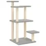 Kratzpfosten für Katzen mit hellgrauen Plattformen 98,5 cm von , Katzenmöbel - Ref: Foro24-172107, Preis: 41,99 €, Rabatt: %