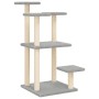 Kratzpfosten für Katzen mit hellgrauen Plattformen 98,5 cm von , Katzenmöbel - Ref: Foro24-172107, Preis: 42,50 €, Rabatt: %