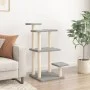 Postes rascadores para gatos con plataformas gris claro 98,5 cm de , Mobiliario para gatos - Ref: Foro24-172107, Precio: 41,9...