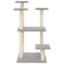 Kratzpfosten für Katzen mit hellgrauen Plattformen 98,5 cm von , Katzenmöbel - Ref: Foro24-172107, Preis: 41,99 €, Rabatt: %
