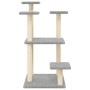 Kratzpfosten für Katzen mit hellgrauen Plattformen 98,5 cm von , Katzenmöbel - Ref: Foro24-172107, Preis: 42,50 €, Rabatt: %